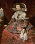 Diego Velazquez Konigin Maria Anna von Spanien in hellrotem Kleid china oil painting artist